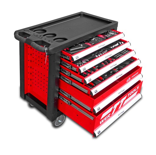 WERTTOOLS WT01164P МАЙСТЕРНЯ ВІЗОК ДЛЯ ІНСТРУМЕНТІВ порожня - 6 ЯЩИКІВ
