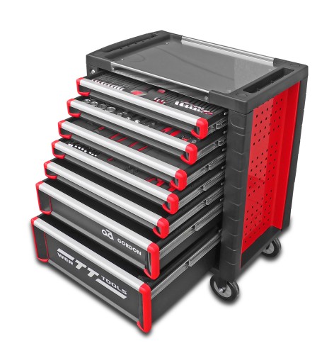 WERTTOOLS WT01Y0219 ВІЗОК ДЛЯ МАЙСТЕРНІВ ІНСТРУМЕНТАЛЬНА ШАФА 205 EL 7 ЯЩИКІВ