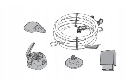 ЖГУТ ПРОВОДОВ БУКСИРОВОЧНОГО КРЮКА HYUNDAI TUCSON NX4 2024 - POLIFT