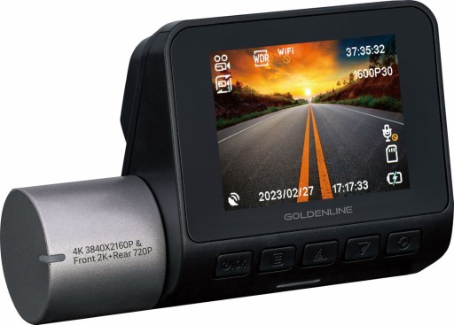 ВІДЕОРЕГІСТРАТОР GÖTZE & JENSEN DC950 GPS WIFI КАМЕРА ЗАДНЬОГО ВИДУ