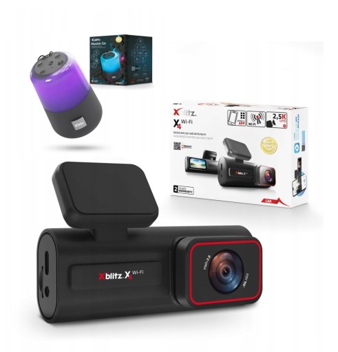 ВИДЕОРЕГИСТРАТОР XBLITZ X4 WiFi 2,5k + FM-ДИНАМИК