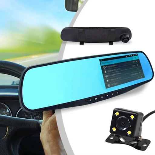 ВИДЕОЗАПИСЬ ЗЕРКАЛО ЗАДНЕГО ВИДА КАМЕРА ЗАДНЕГО ВИДА FULL HD