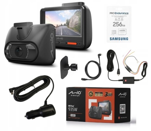 АВТОМОБИЛЬНАЯ КАМЕРА MIO MIVUE 935 Вт + 256 ГБ PRO + SMARTBOX IV