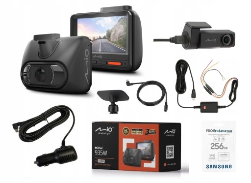 ВИДЕОКОРДЕР MIO MIVUE 935 Вт + REAR E60 + 256 ГБ PRO + SMARTBOX IV DUAL