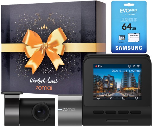 70mai PRO a500s водіння рекордер + зворотний + 64GB