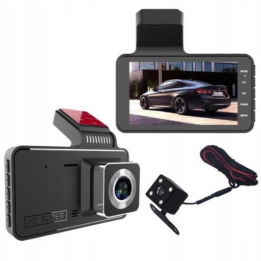АВТОМОБИЛЬНЫЙ ВИДЕРЕГИСТРАТОР FULLHD 4-ДЮЙМОВАЯ ЖК-КАМЕРА
