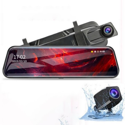 АВТОМОБИЛЬНЫЙ ВИДЕОРЕГИСТРАТОР АВТОМОБИЛЬНАЯ КАМЕРА ЗАДНЕЕ ЗЕРКАЛО 9,66 ДЮЙМОВ