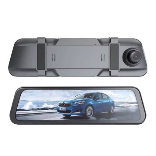 Автомобільний відеореєстратор дзеркало Full HD G сенсор камера заднього виду