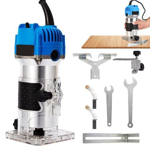 МНОГОФУНКЦИОНАЛЬНЫЙ КРОМКОФРЕЗЕРНЫЙ СТАНОК ЭЛЕКТРИЧЕСКИЙ 220 В 800 Вт 30000 ОБ/МИН НАБОР