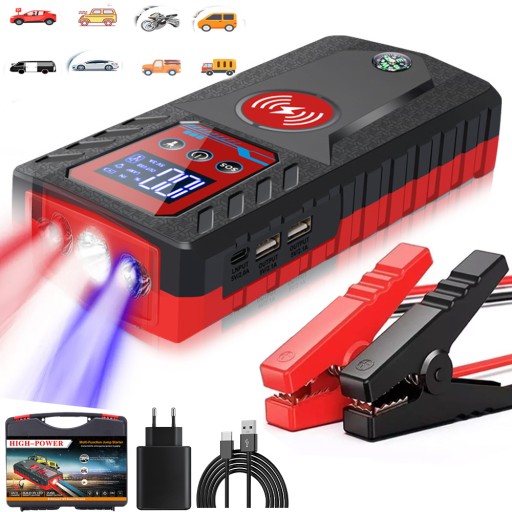 БАГАТОФУНКЦІОНАЛЬНИЙ POWER BANK CAR JUMPSTARTER STARTING BOOSTER 29800mAh 8000A12V