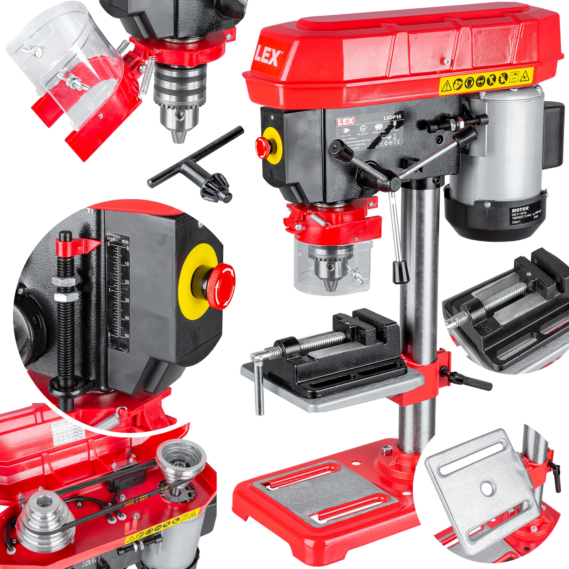 16ММ СВЕРЛО СТОЛБА СТОЛБА + ТИСКИ
