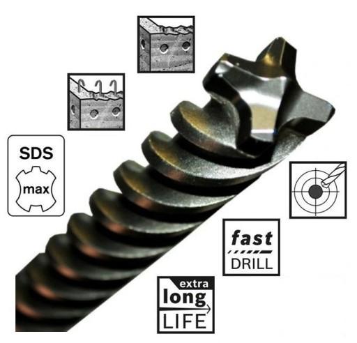 SDS-MAX 8X 22*800/920MM ПЕРЕДОВАЯ ДРЕЛЬ