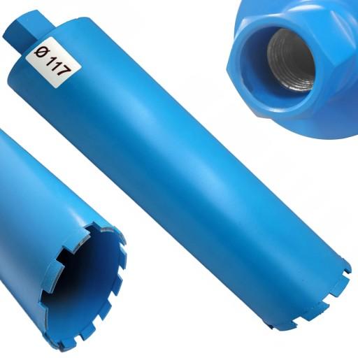 АЛМАЗНЕ СВЕРДЛЕННЯ ДЛЯ СТЕЛІ СВЕРДЛЕННЯ ОТВОРОМ ДЛЯ БЕТОНУ 117 мм