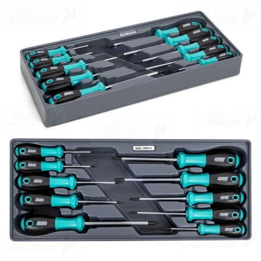 ВСТАВКИ ДЛЯ ЯЩИКІВ ШАФИ PREMIUM TOOLS НАБІР ВИКРІДКІВ TORX 10 шт.