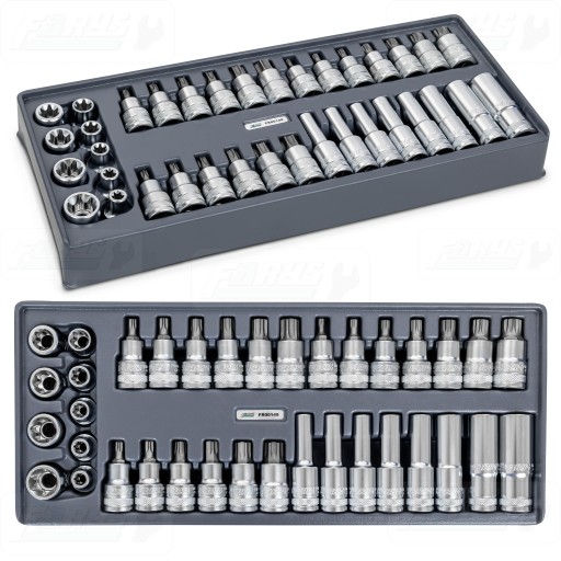 Вкладиш ДО ШАФИ ПРЕМІУМ ОБЛАДНАННЯ НАБІР КЛЮЧІВ TORX 1/2” 36 шт.