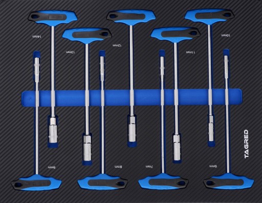 ВСТАВКА ДЛЯ ПРОФЕСІЙНОГО ПЕРЕНОСЕННЯ ІНСТРУМЕНТУ НАБІР ТОРЦЕВИХ КЛЮЧІВ T 9-EL