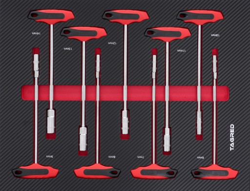 ВСТАВКА ДЛЯ ПРОФЕСІЙНОГО ПЕРЕНОСЕННЯ ІНСТРУМЕНТУ НАБІР ТОРЦЕВИХ КЛЮЧІВ T 9-EL