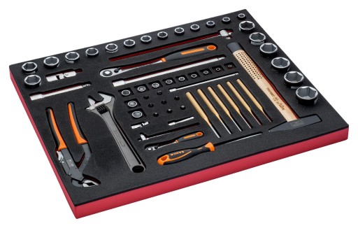 УСТАНОВКА ИНСТРУМЕНТА — ГОЛОВКИ И ЩИПЦЫ 60 BAHCO ELEMENTS