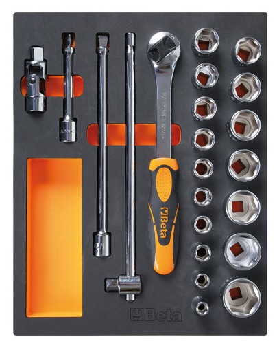 ПРОФИЛИРОВАННАЯ ПЛАСТИНА С 22 ИНСТРУМЕНТАМИ BETA 2450/M96