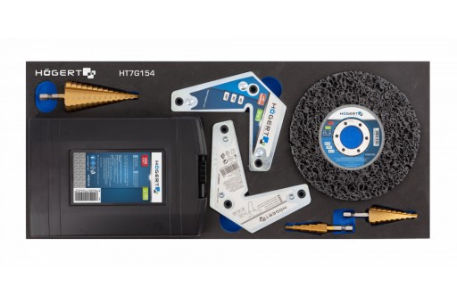 ШАФА-ВСТАВКА НАБІР СВЕРДЛ ПО МЕТАЛУ 53 ЕЛЕМЕНТ. ХОГЕРТ