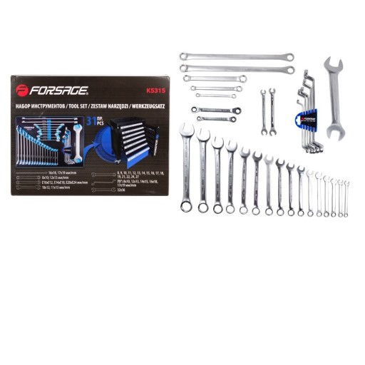 ШУХЛЯДА-ВСТАВКА ДЛЯ КЛЮЧІВ ЗІГНУТИХ КІЛЬЦІВ НА ВІЗКУ, 31 ЕЛЕМЕНТ