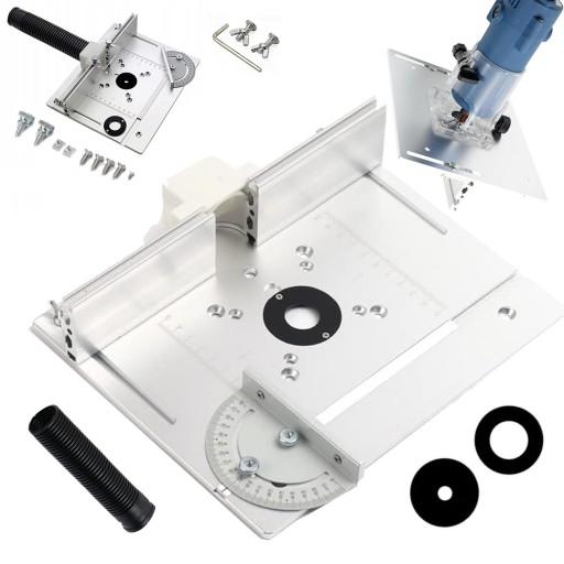 АЛЮМІНІЄВИЙ ФРЕЗЕРНИЙ СТІЛ ВСТАВКА ДЛЯ ДЕРЕВООБРОБКИ 240ММ