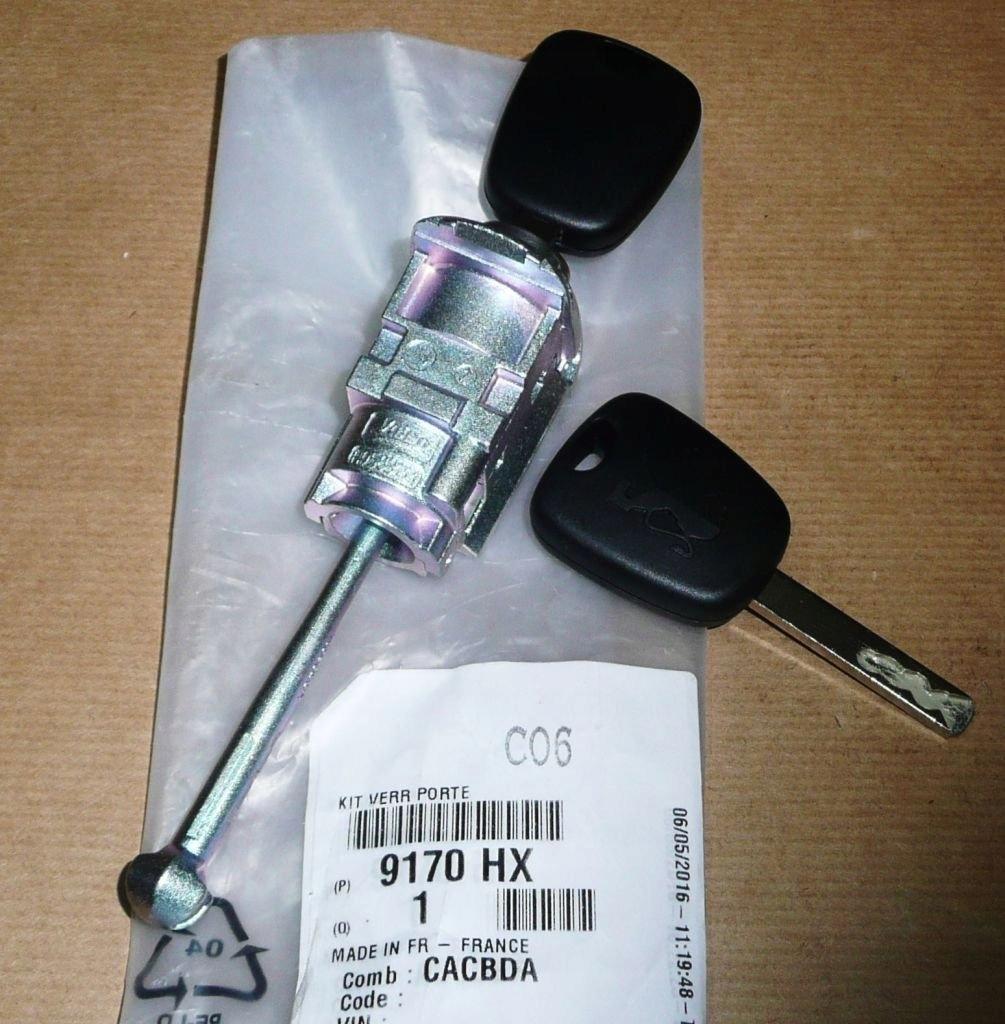 9170.HX 9170HX - Вставка замку PEUGEOT PARTNER задній Д. крило