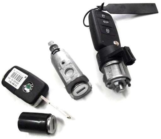 5J1800375K - ВСТАВКИ ЗАМКА PILOT OE FABIA 2 OCTAVIA 2 SUPERB II