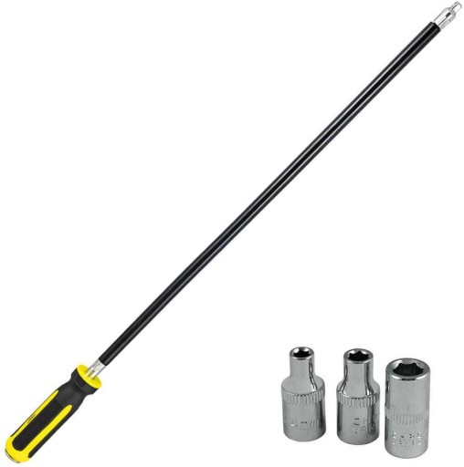 ОТВЕРТКА ГИБКАЯ С НАСАДКАМИ 4-5-7ММ, ГИБКАЯ D.53575