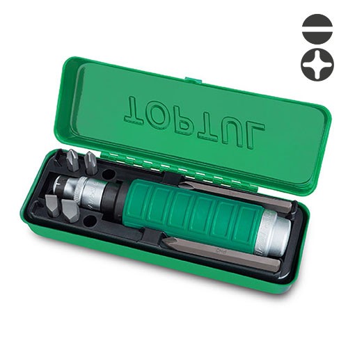 ОТВЕРТКА УДАРНАЯ ОТВЕРТКА БИТ 8 EL TOPTUL GAAD0808 МЕТАЛЛИЧЕСКАЯ КОРОБКА