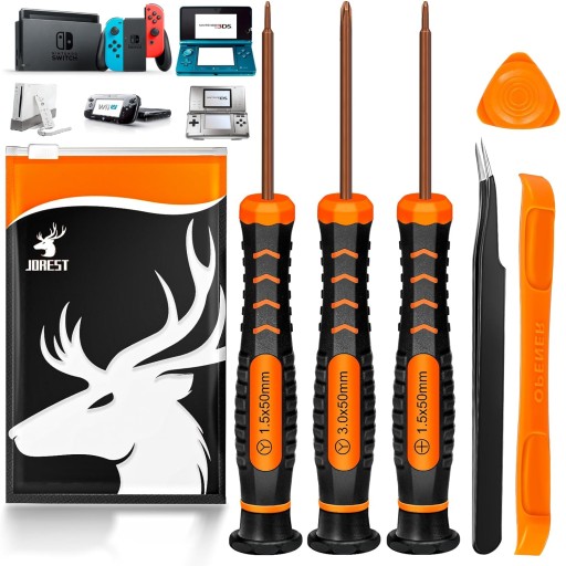 ВИВІРТКИ NINTENDO SWITCH НАБІР ВИКРІДКІВ З 6 ЧАСТИН ІНСТРУМЕНТИ ДЛЯ РЕМОНТУ