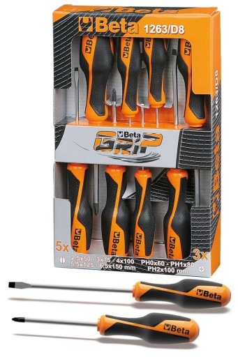 НАБОР ОТВЕРТОК НАБОР ОТВЕРТОК 1263 8 ШТ.