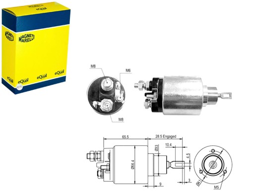 940113050429 - Електромагнітний вимикач стартера ducato 10 2.8 td td egr - 04