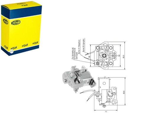 940113050338 - Магнітний перемикач стартера magneti marelli