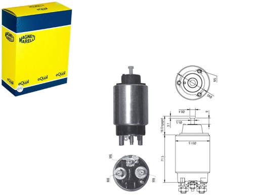 940113050319 - Магнітний перемикач стартера magneti marelli