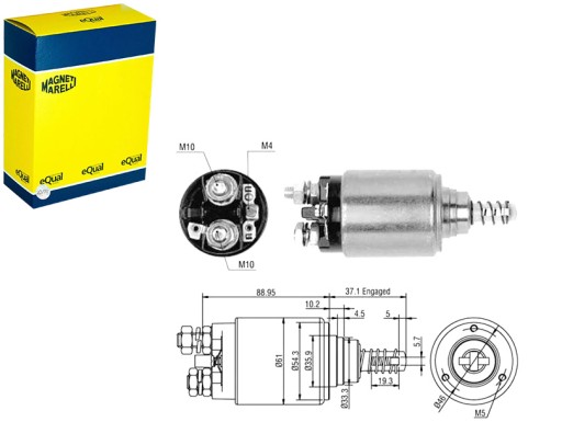 940113050402 - Магнітний перемикач стартера magneti marelli