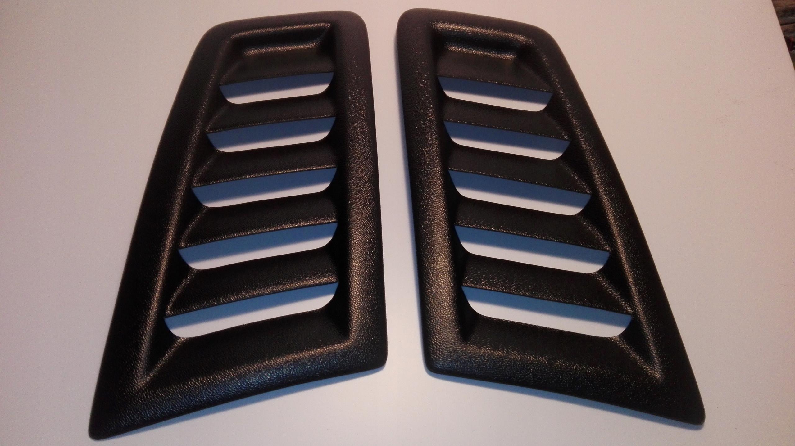 ВОЗДУХОЗАБОРНИКИ ДЛЯ КАПОТА FOCUS RS, ST ЧЕРНЫЙ МАТОВЫЙ