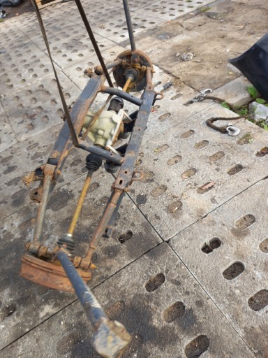 02R 2.0 - Коляска задня підвіска балка задній міст + міст 3.21 freelander 2.0td gdańsk