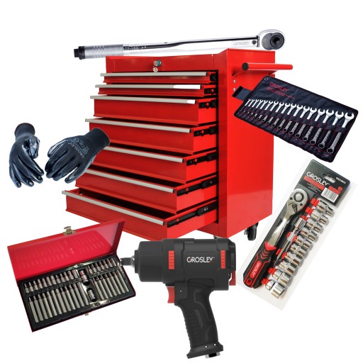 ВІЗОК GROSLEY ОБЛАДНАНИЙ ЦІЛЬКОВИМ УДАРНИМ КЛЮЧОМ