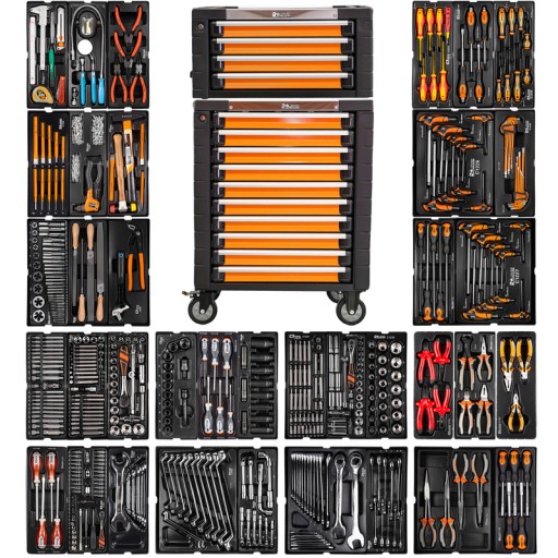 Тележка для инструментов шкаф + надставка 736EL CORONA RICHMANN C1275