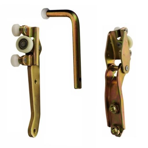 701843436B, TR1214 - ТЕЛЕЖКА РОЛИКОВЫЕ БОКОВЫЕ ДВЕРИ 3 ШТ. КОМПЛ. VW T4 90-04