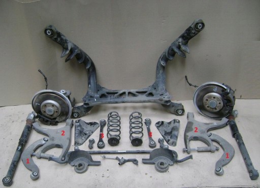 Коляска санки задня підвіска audi a5 lift