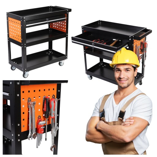 ИНСТРУМЕНТАЛЬНАЯ ТЕЛЕЖКА ДЛЯ МАСТЕРСКОЙ ИНСТРУМЕНТАЛЬНЫЙ ШКАФ С ВЫДВИЖНЫМИ ПОЛКАМИ ДЛЯ ОБСЛУЖИВАНИЯ