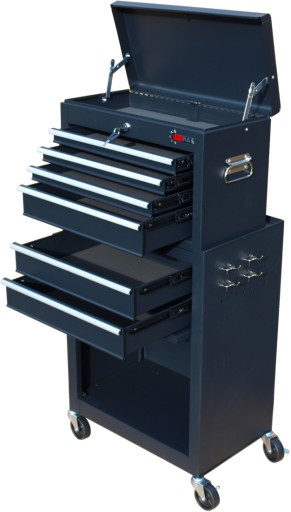 ТЕЛЕЖКА ДЛЯ МАСТЕРСКОЙ - ИНСТРУМЕНТАЛЬНЫЙ ШКАФ - 6 ЯЩИКОВ