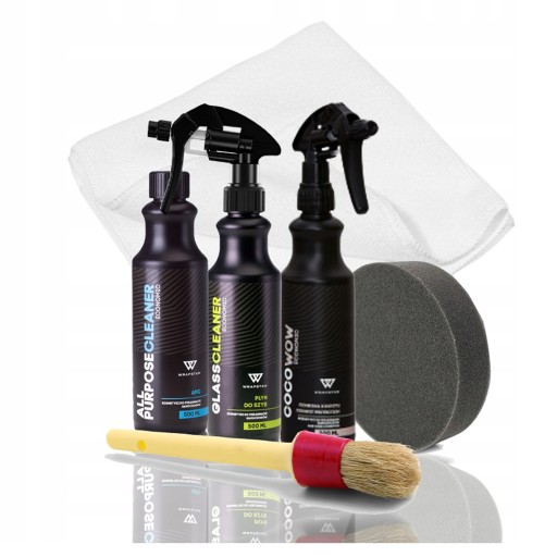 Набор WRAPSTER для салона автомобиля, пластик, автокосметика + БЕСПЛАТНО