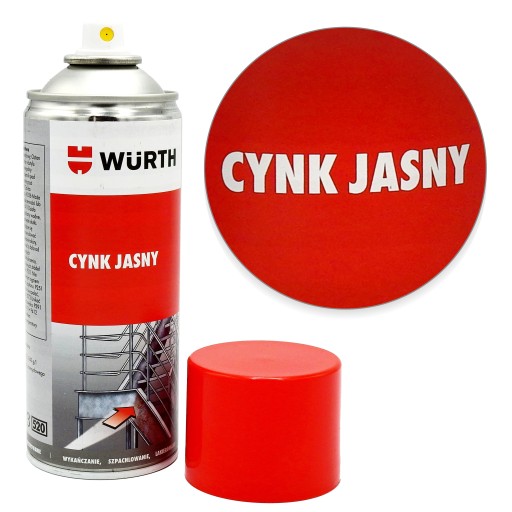 WURTH Zinc Bright Zinc Spray Защитный антикоррозионный препарат