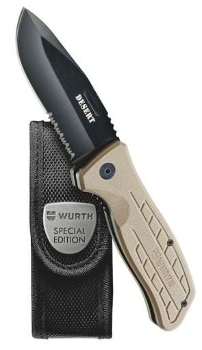 WURTH DESERT СКЛАДНОЙ НОЖ КАРМАННЫЙ НОЖ ЧЕХОЛ