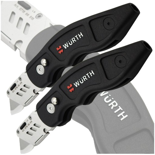 Ніж WURTH з трапецієподібним лезом, ламкий тримач для насадок FASTBACK, 2 шт.