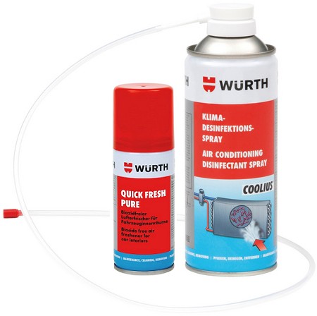 WURTH СРЕДСТВО ДЛЯ УДАЛЕНИЯ КОНДИЦИОНЕРА ВОЗДУХА QUICK PURE FRESH KLIMA