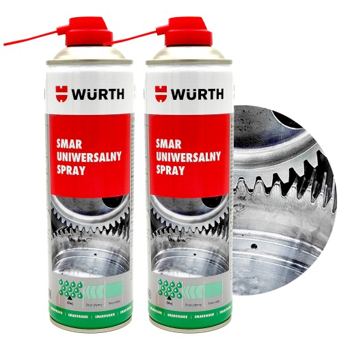Смазка для велосипедной цепи WURTH для болтов и штифтов гаражных ворот, набор из 2 шт.